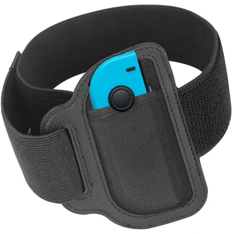 JoyHood Leg Strap for Switch/Switch OLED Joy-Con Controller, Game Accessories Compatible with Switch Sports Play Soccer/Ring Fit Adventure, Adjustable Elastic Switch Leg Straps - Image 1